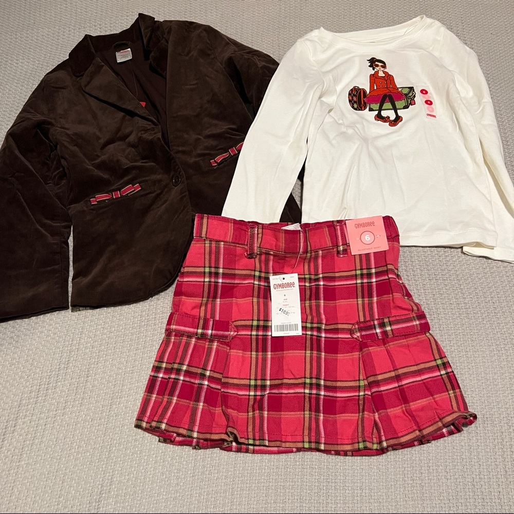 Gymboree size 6 Fall Homecoming 3 piece set